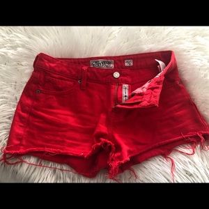Lucky brand red shorts